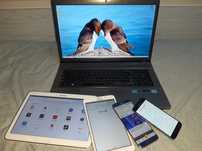 Pakiet samsung tablet telefon laptop