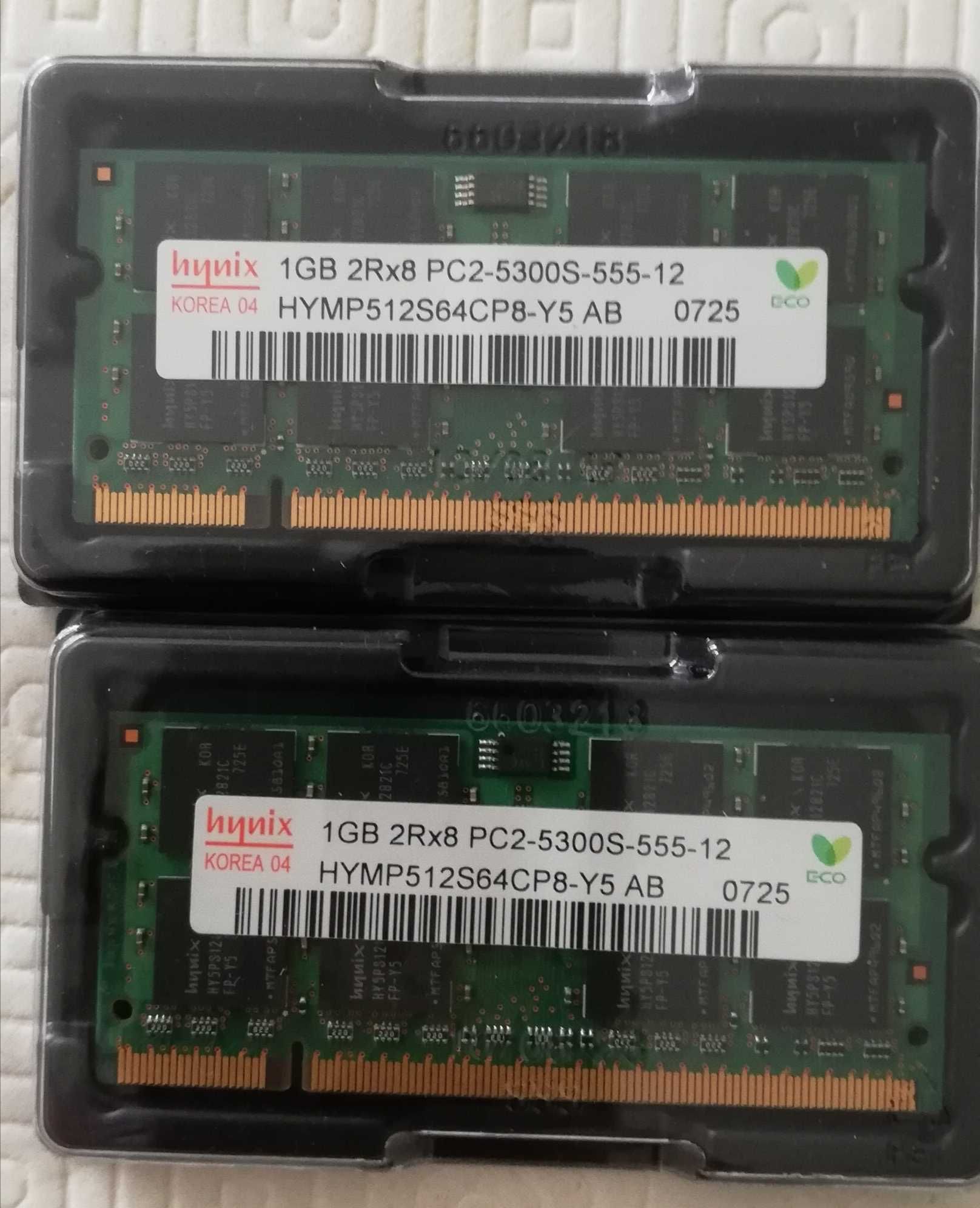 Placas de memória RAM DDR 2