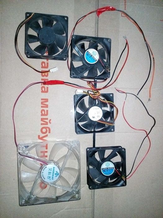 кулер б.у. для корпуса ПК_5 шт. одним лотом