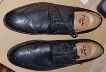 Buty Clarks Coling limit  rozmiar 42 , skóra,  wykończenie exlusiv