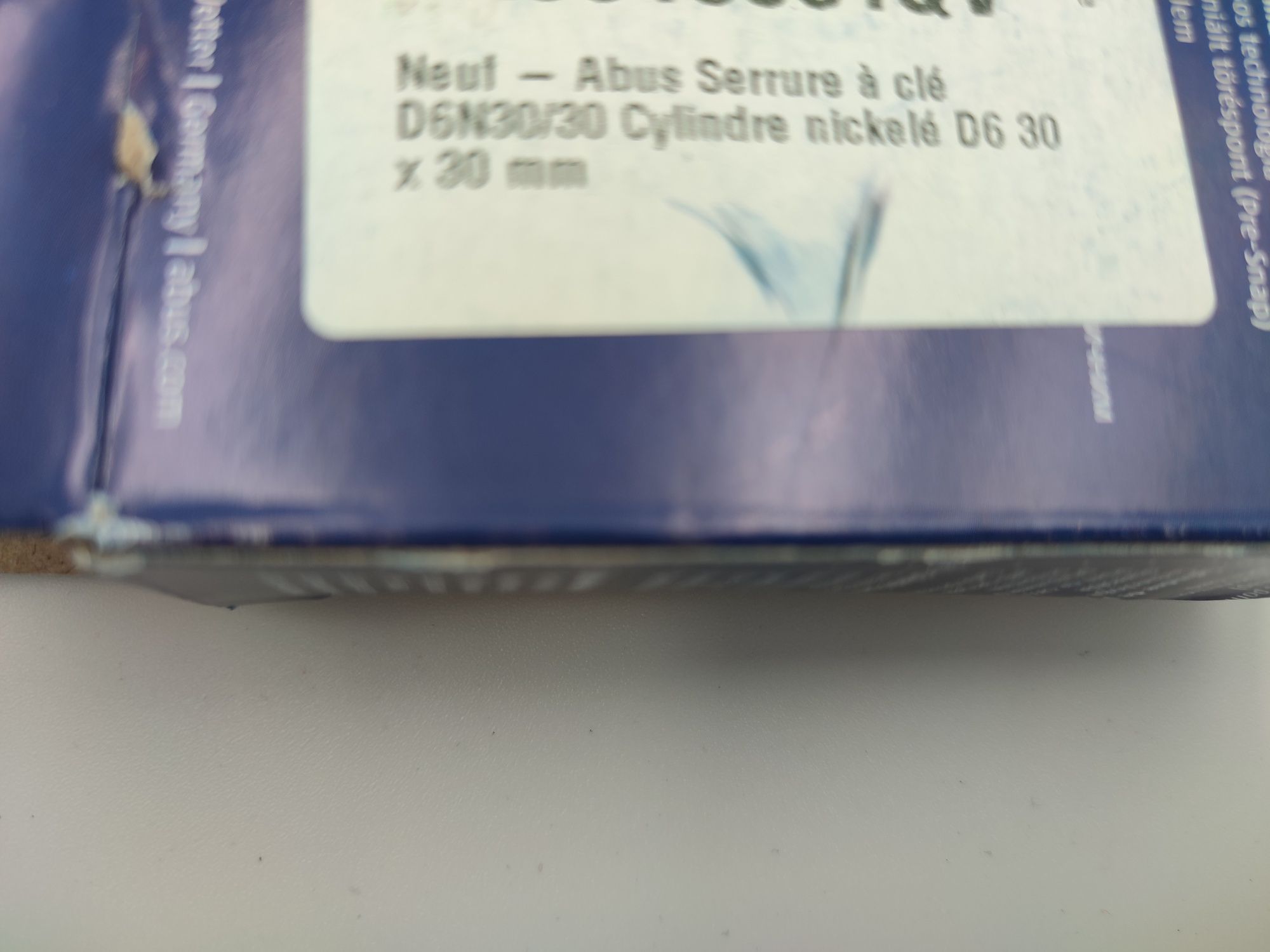 Wkładka do drzwi abus bębenkowa cylinder D6 30/30