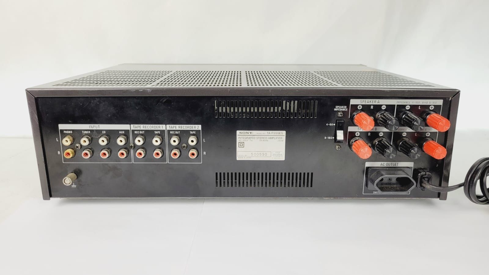 Sony TA F 555 ES POTĘŻNY WZMACNIACZ 2x100W 8ohm Japan