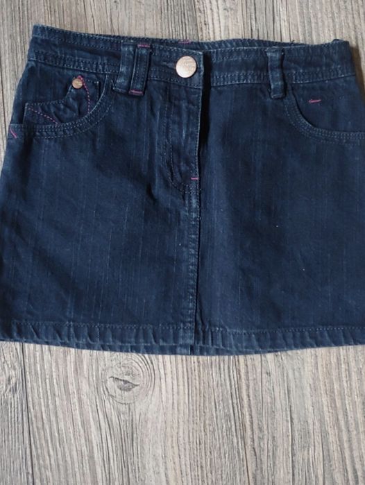 Spódniczka dziewczęca jeansowa roz 134