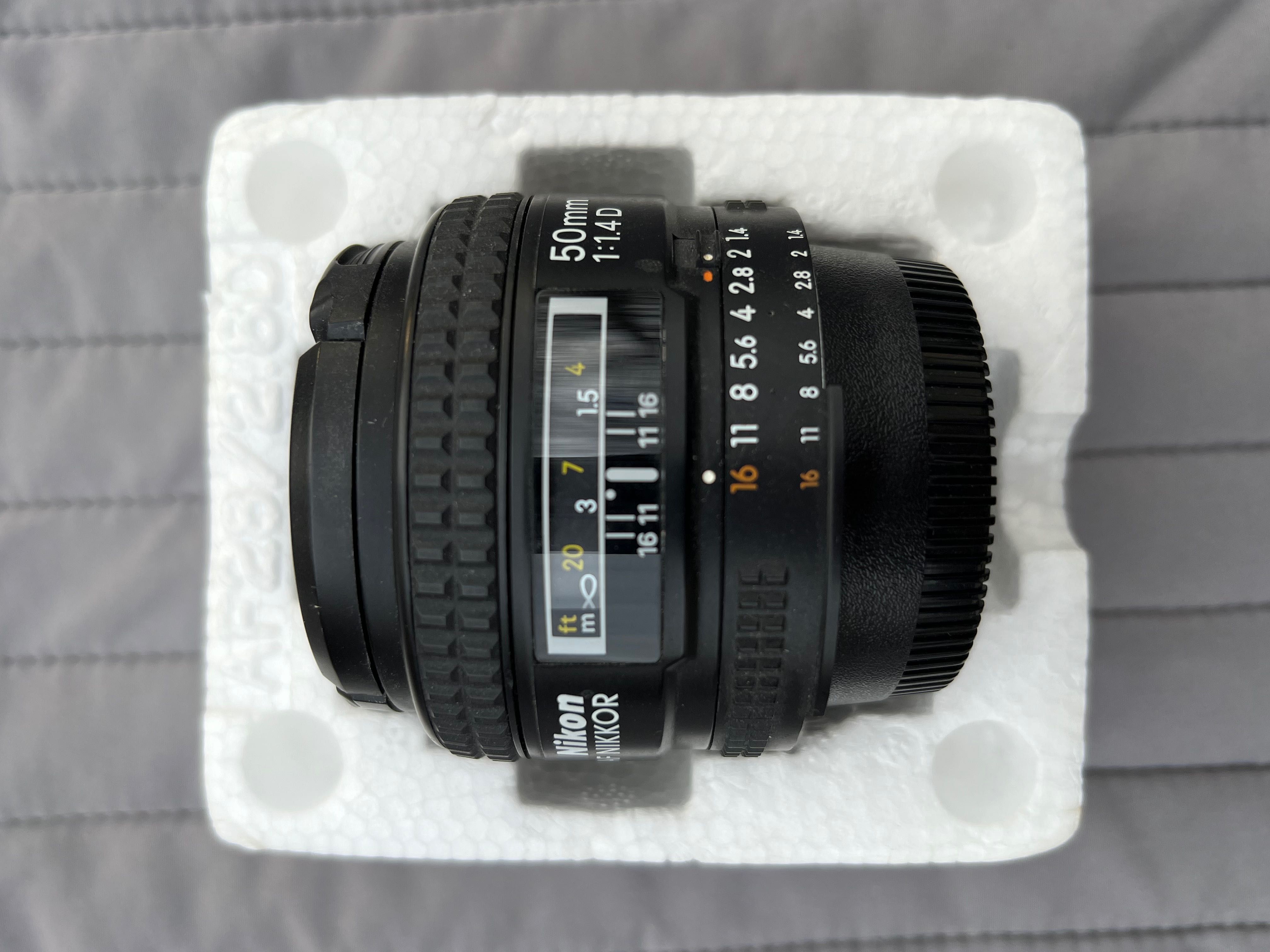 Obiektyw Nikon Lens AF NIKKOR 50mm f/1.4D jak NOWY!