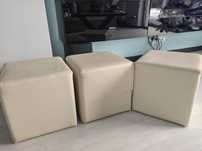 Zestaw 2 puf pufa 38x38