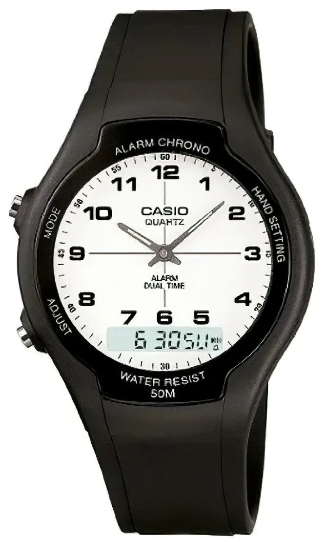 zegarek casio aw-49he-7evdf dual time