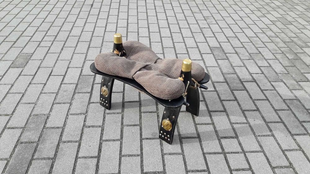 Taboret siedzisko na wielbłąda orient arabski Egipt