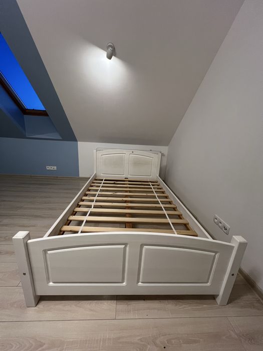 Łóżko młodzieżowe sosnowe 120x200