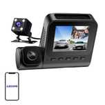 Wideorejestrator Azdome V600-3Ch 3 Kamery Full Hd 1080P G-Sensor