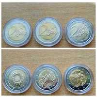 Набор 2 евро 2022-2023 Слава Украине (Монеты в капсулах)
