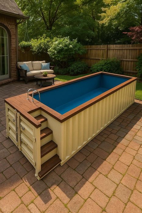 Басейни із морських контейнерів.