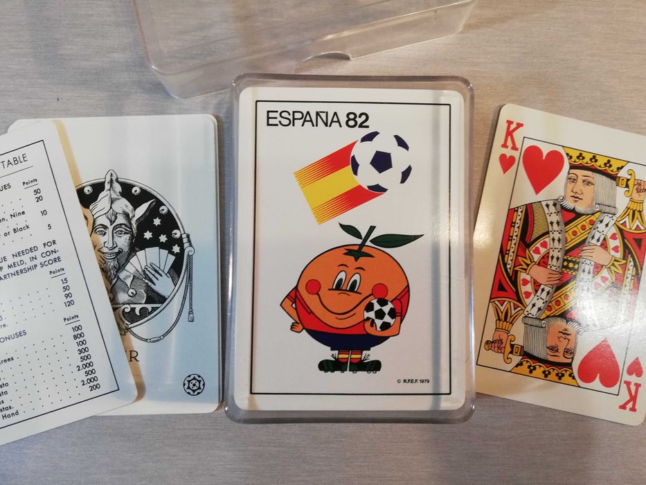 Baralho de Cartas-NARANJITO-Mundial de Espanha 82