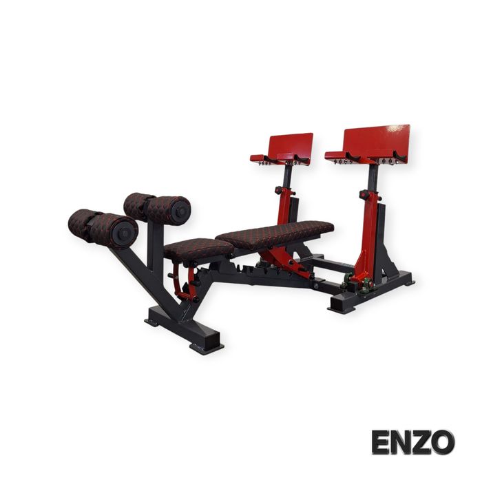 Ławka regulowana z podajnikiem hantli ENZO