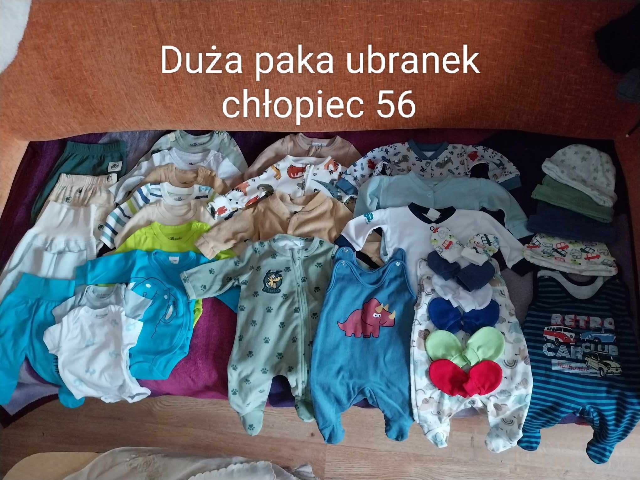 Paka ubranek chłopiecych 56