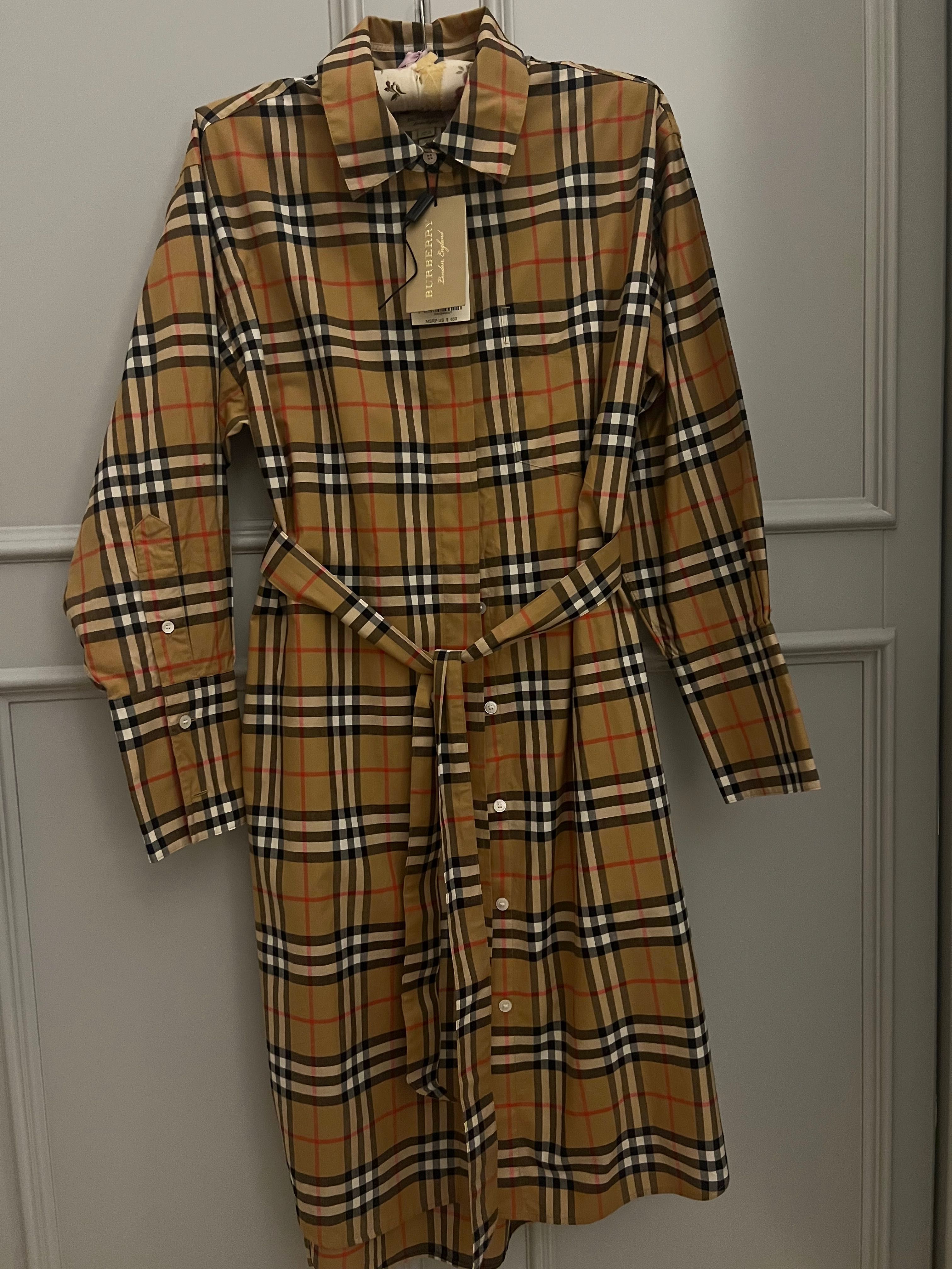 Sukienka koszulowa Burberry
