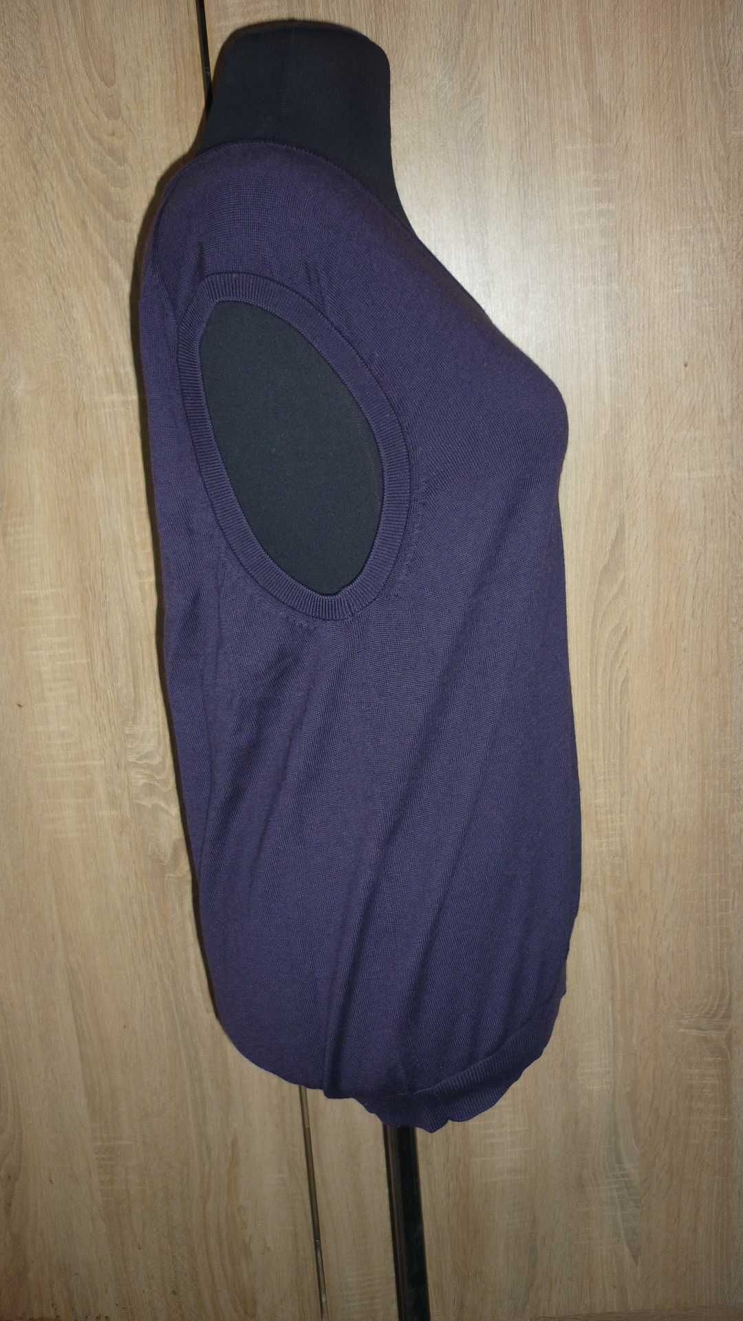 M & S - wełniany męski pulower  r; L