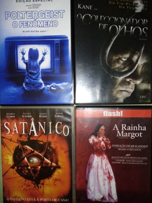 dvd (resident evil, a mansão, constantine, wwe)