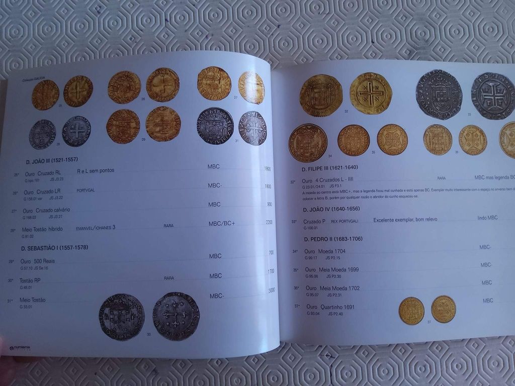 241123#Livro/catálogo Leilões Numisma moedas ouro Portugal n 78/ 2008