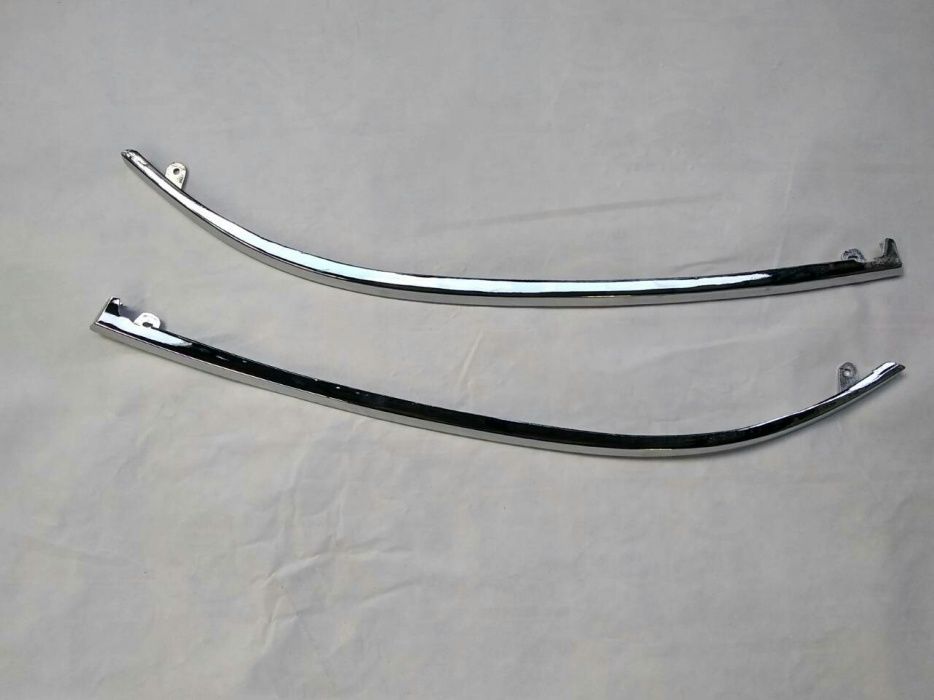 Ресница под фару Ауди А6С5 AUDI Накладка на бампер , Хром , Тюнинг