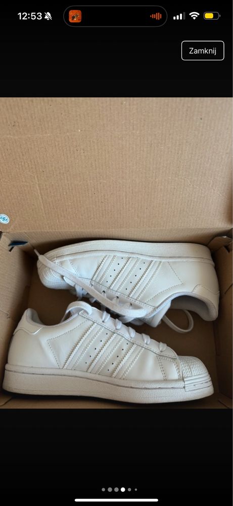 Buty Adidas superstary nowe, pudelko dodatkwoo