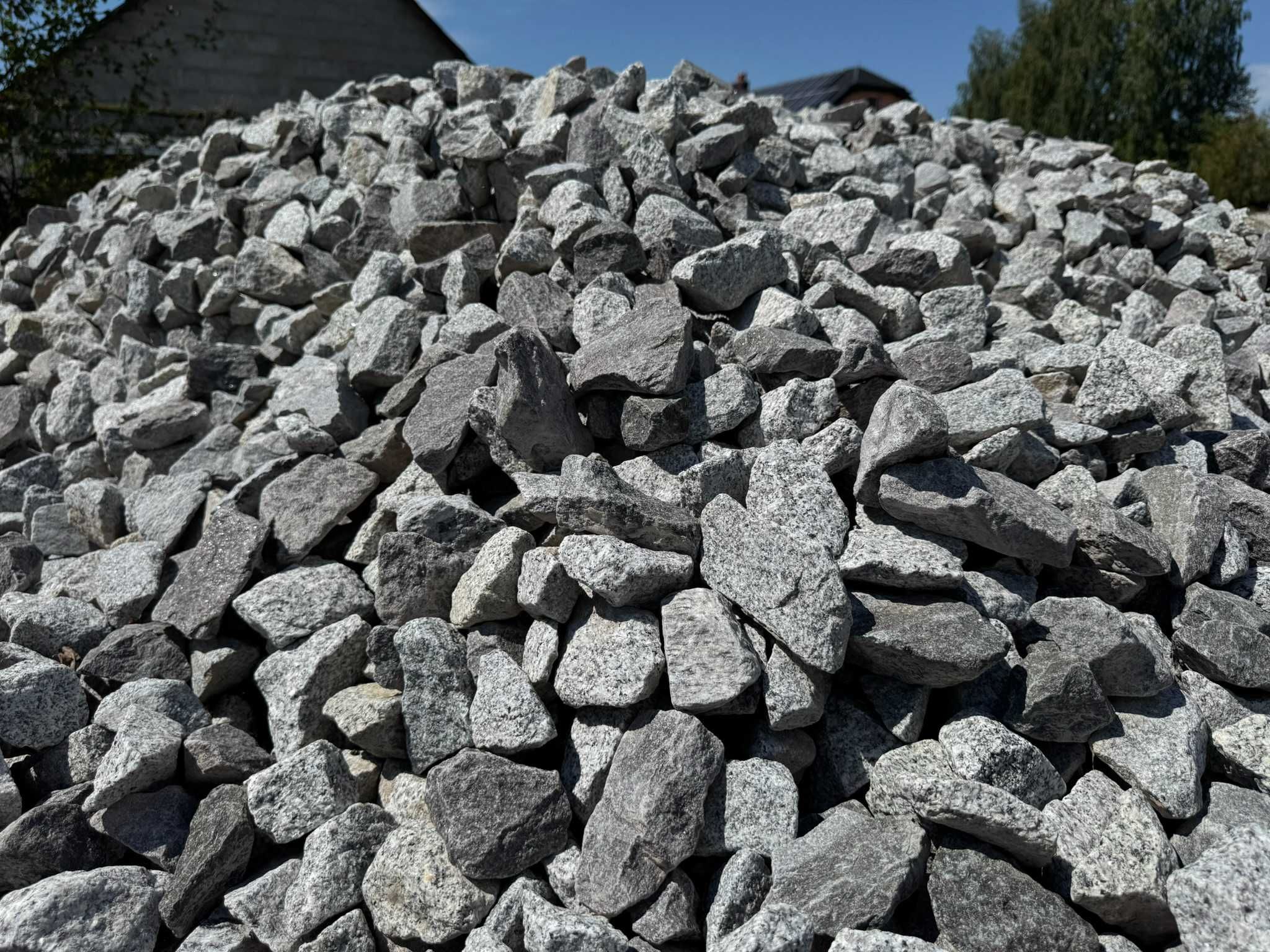 Grys Granitowy Gruby - GRANIT 32-64 - Kamień Ozdobny - TANIO