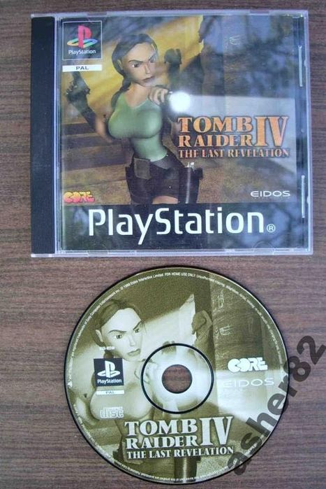 Игра на PS1 "Tomb Raider IV: The Last Revelation" (PAL)