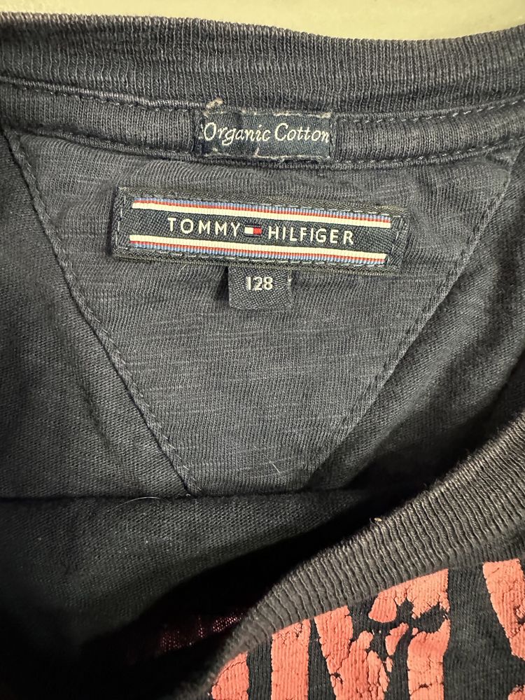 Tommy Hilfiger koszulka granatowa 8 lat 128cm