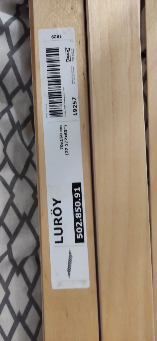 Łóżko dziecięce IKEA KRITTER + stelaż LUROY