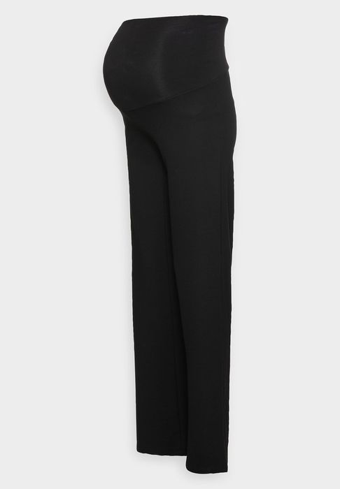 Spodnie ciążowe proste MLLUNA czarne Mamalicious M