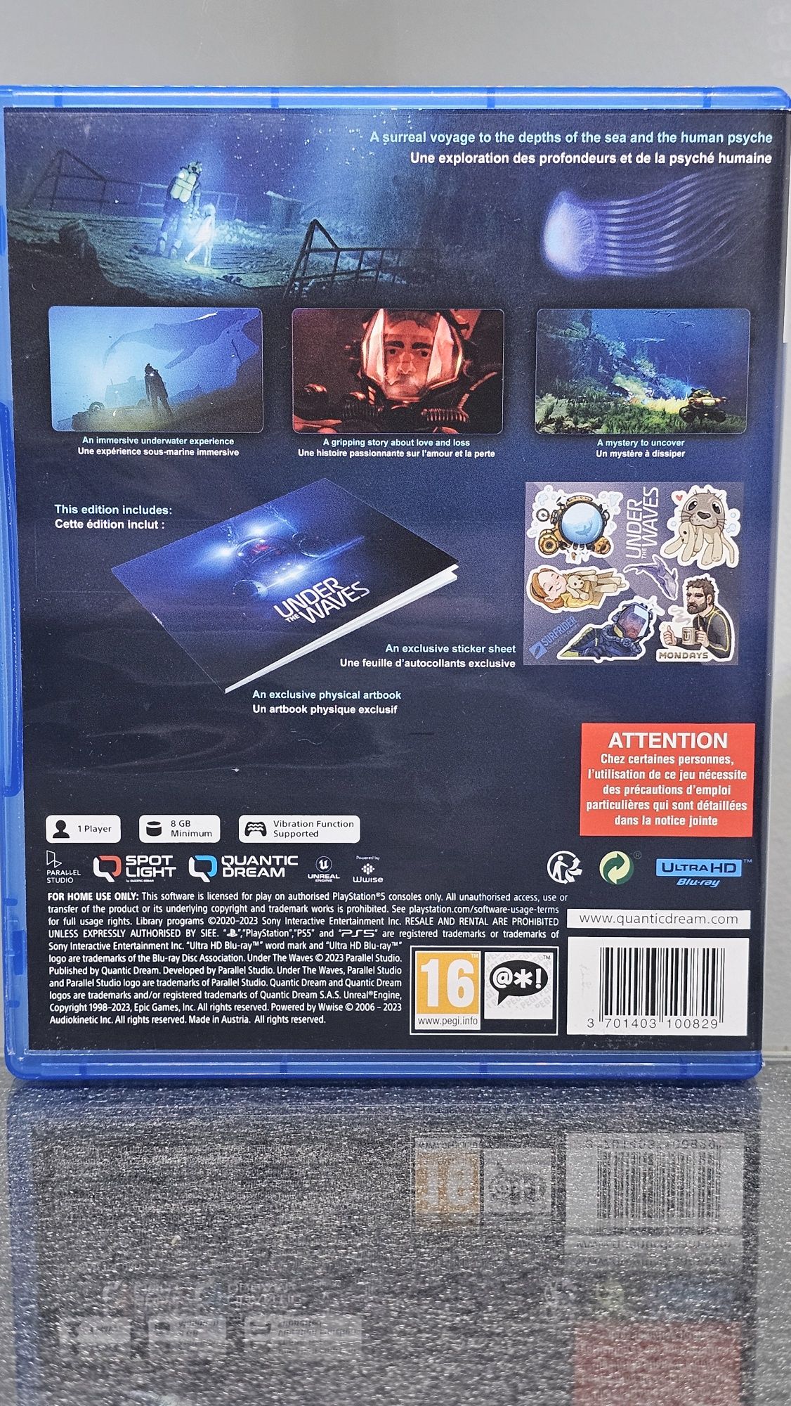 Under the Waves PS5 PlayStation 5 Subnautica Abzu Dredge