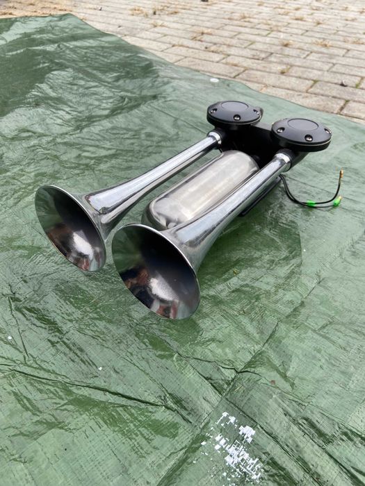 Sygnał Trąbka Klakson Dźwiękowy Pneumatyczny 12V/24V