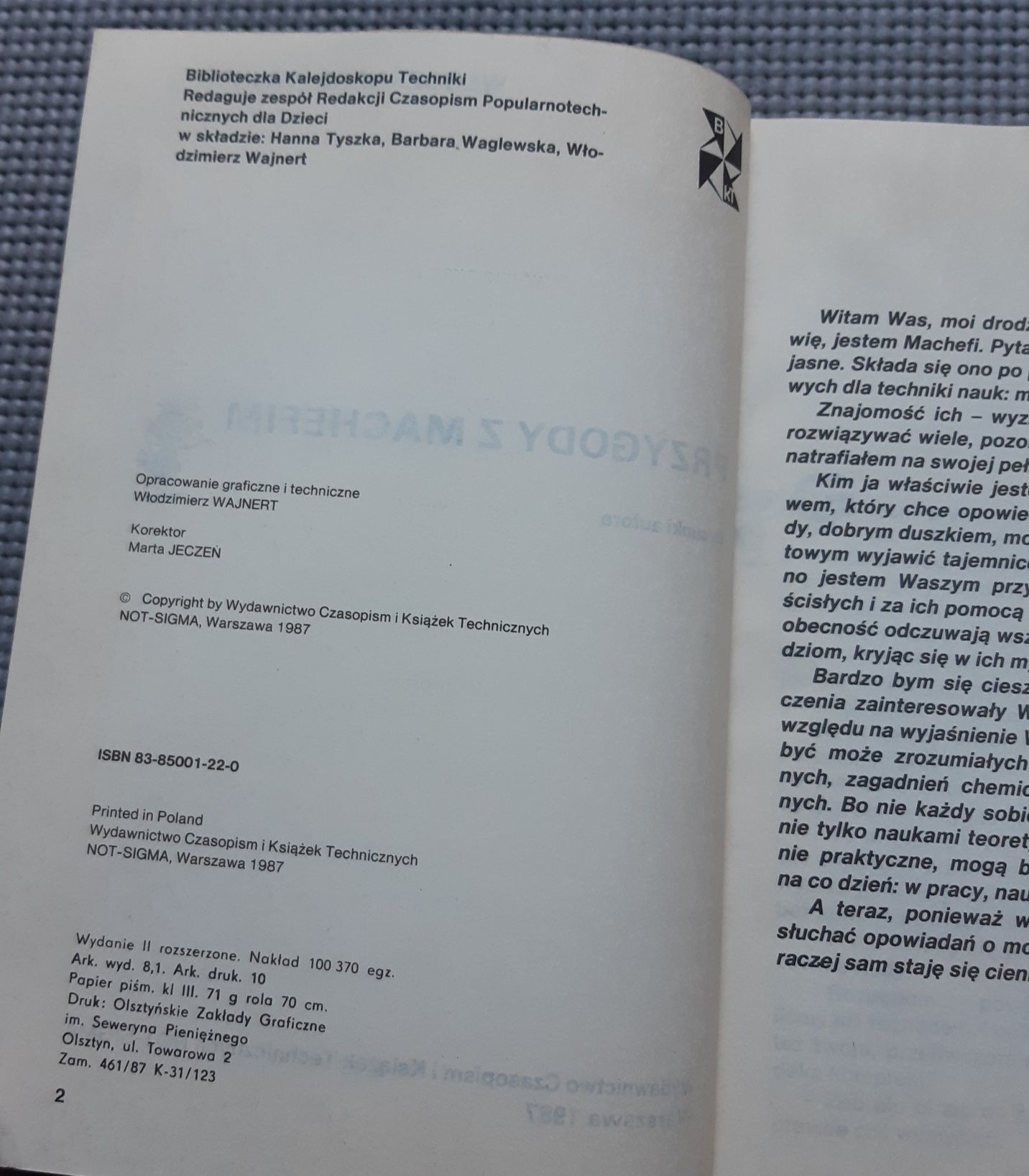 Książka "Przygody z Machefim" Wajnert