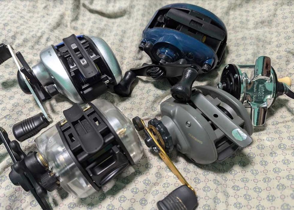 Рыболовные катушки мультипликаторные шимано  Shimano Bass. Chinumatic