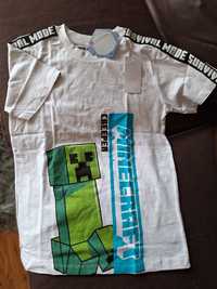 T-shirt Minecraft NOWY 146 cm