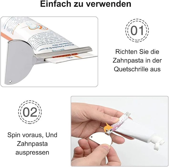 Wyciskarka do pasty do zębów – Prasa tubkowa ze stali nierdzewnej (6 s