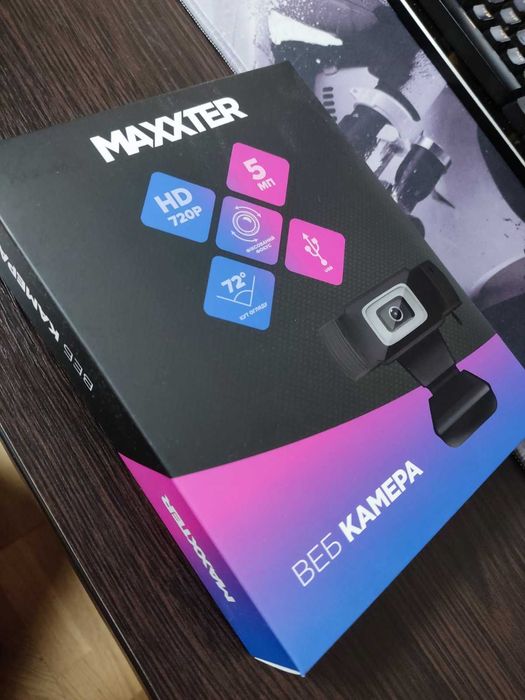 Веб-камера Maxxter WC-HD-FF-01