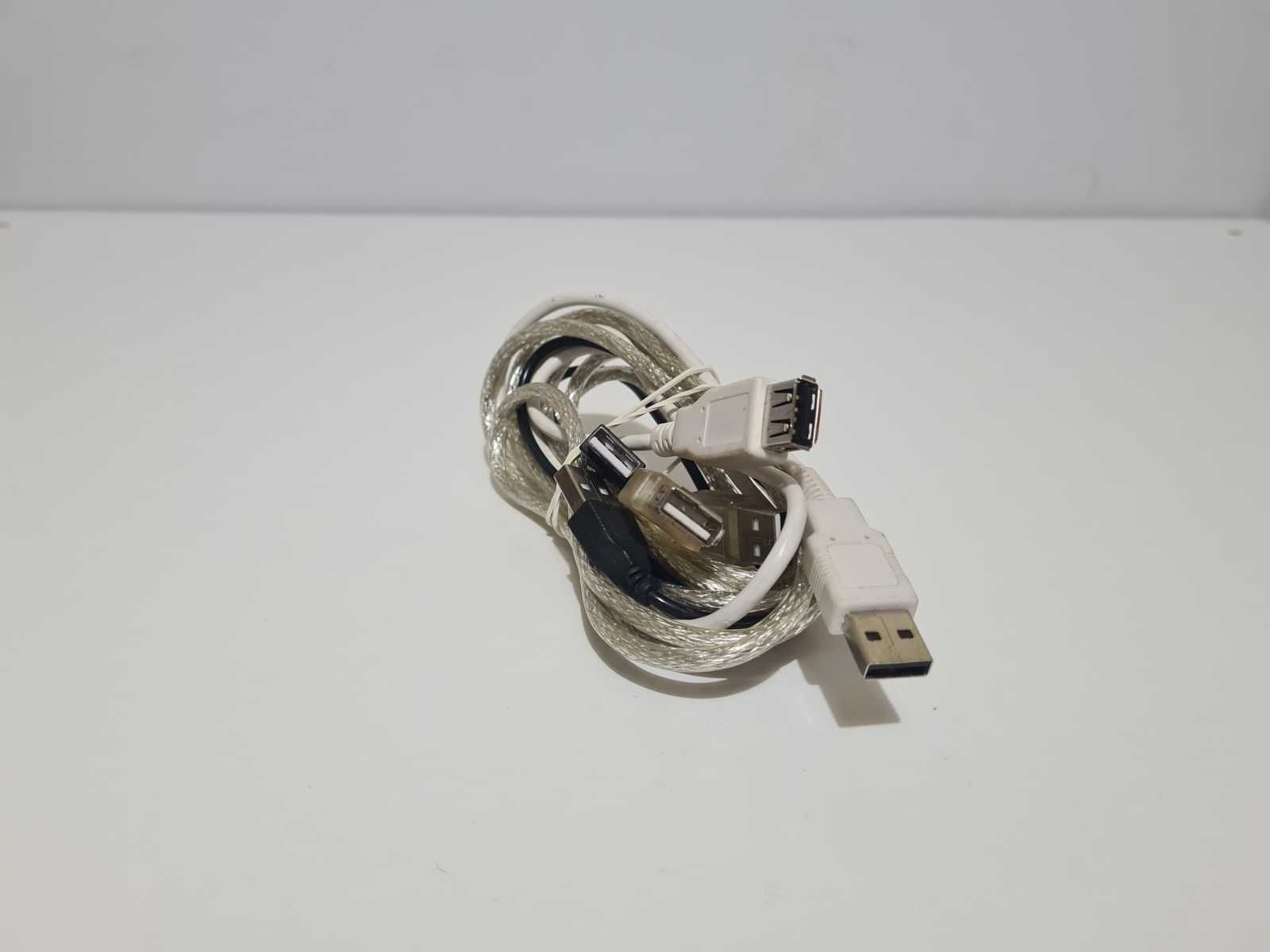 3 x kabel USB męski - USB damski | przedłużacz USB