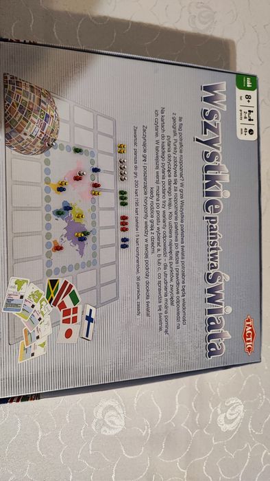 Gra planszowa wszystkie państwa swiata TACTIC