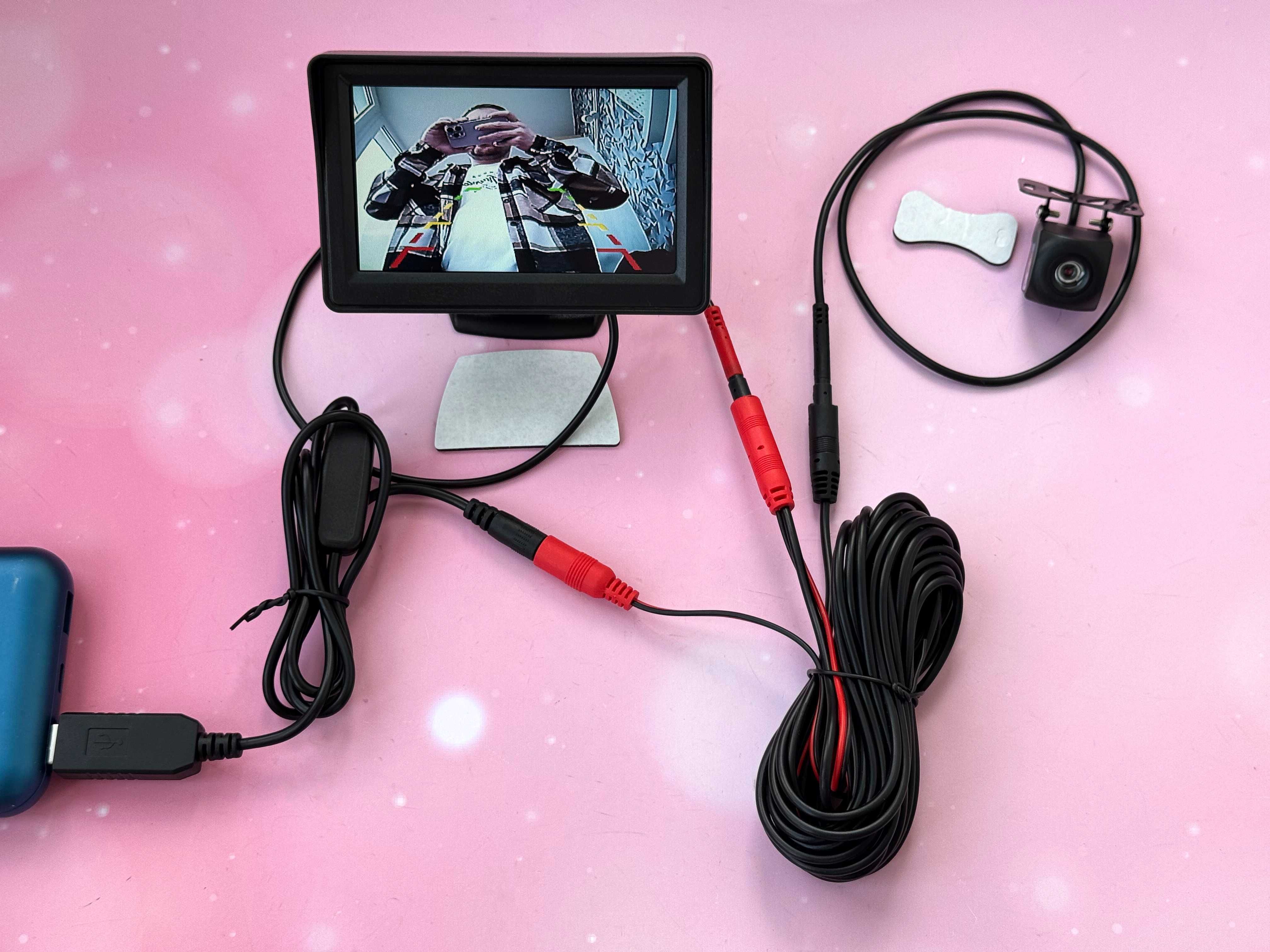 Монитор + камера с ПИТАНИЕМ ОТ USB