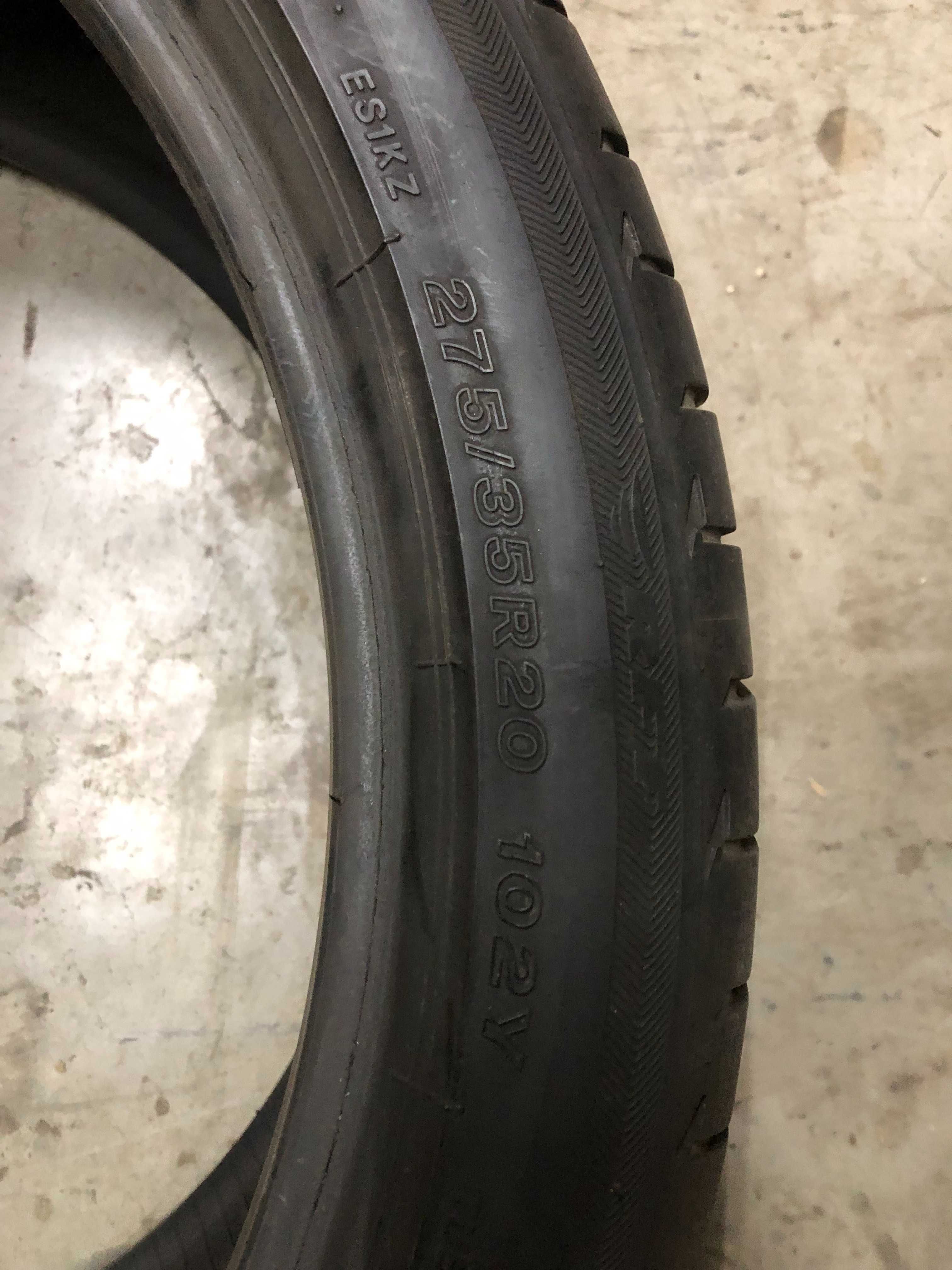 Разпаровка, летняя шина, 275/35 R20 Bridgestone Potenza, (1шт)