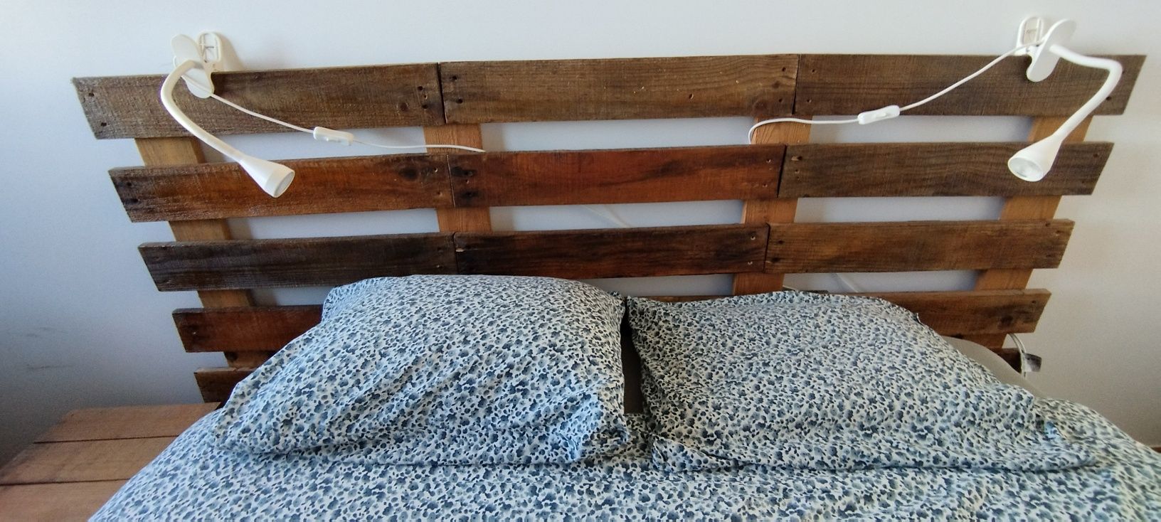 Cabeceira rústica pinho cama casal