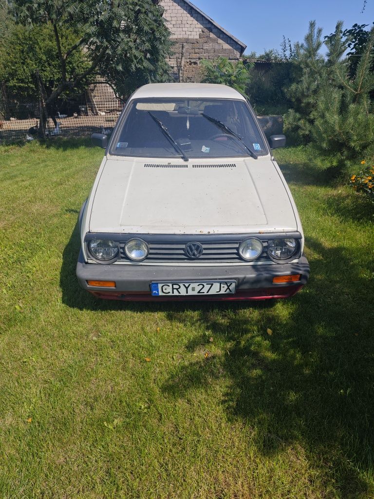 VW golf 2 1.6 TD z wnętrzem fire & ice
