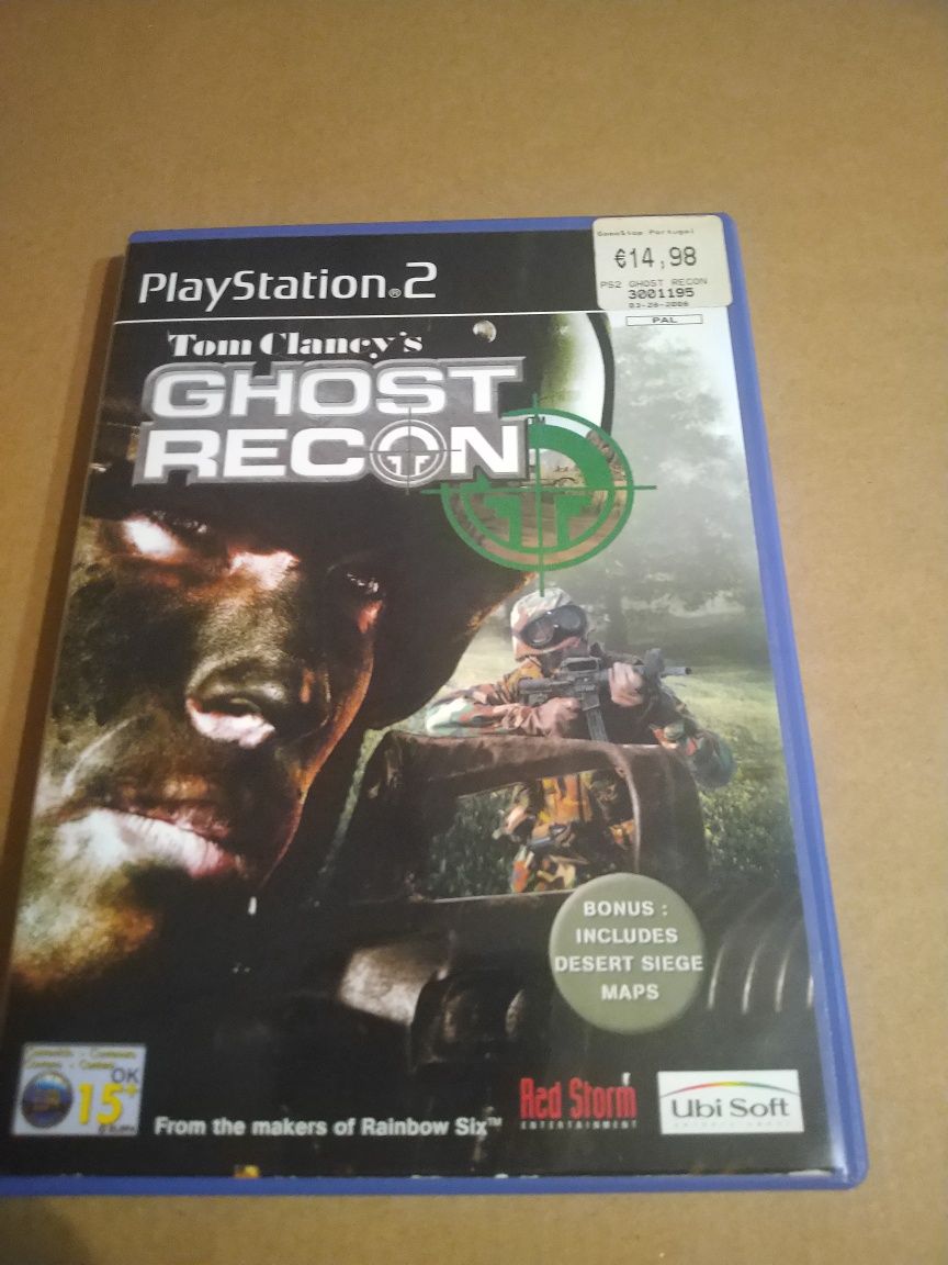 Jogo Ghost Recon PS2