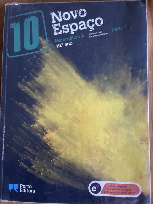 Livros do 10° ano de Matemática em excelente estado de conservação