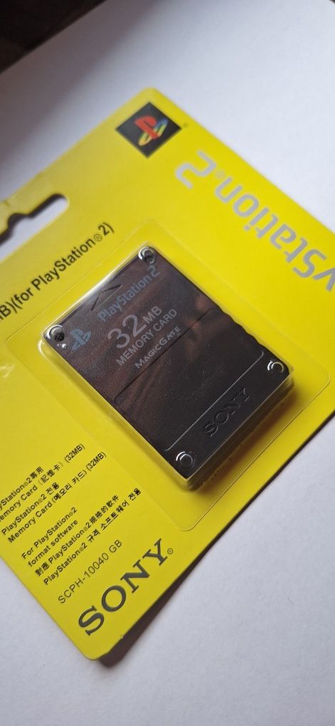 Karta Pamięci Playstation 2 NOWA PS2 Memory Card 32MB