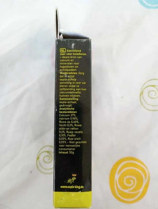 Sepia powder da sepia king - cálcio para répteis