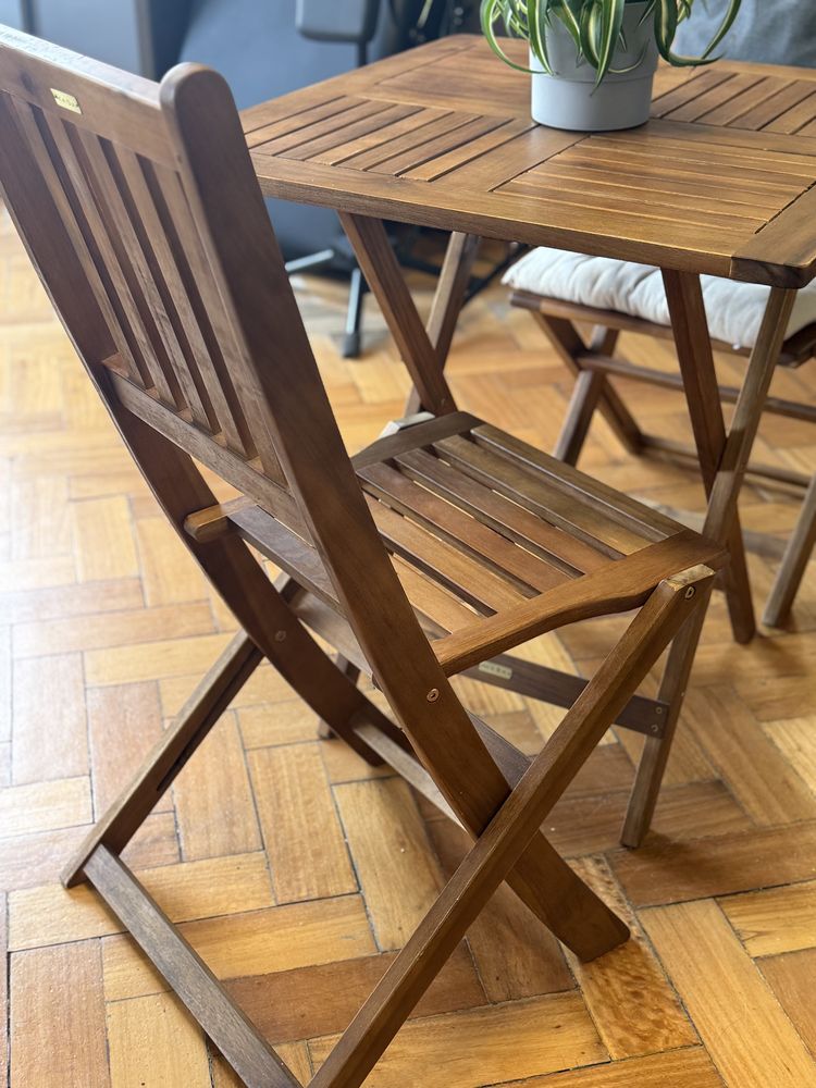 Conjunto Jardin 2 lugares de madeira
