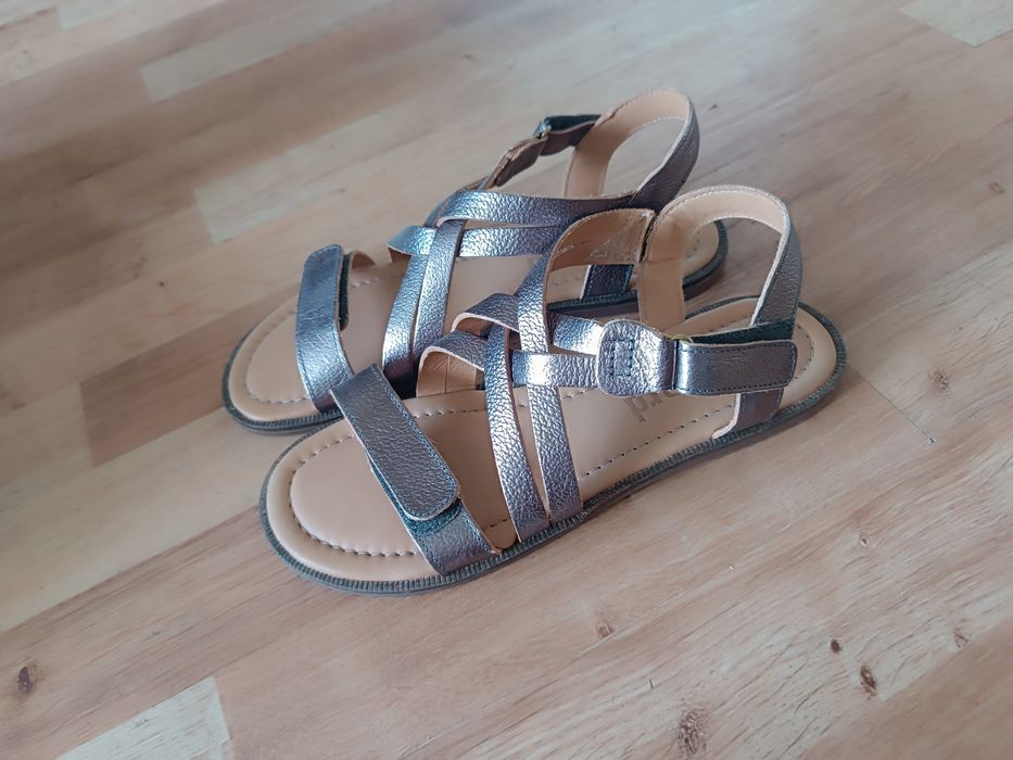 Sandały 39 okazja skórzane