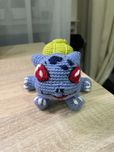 Вязанная игрушка покемон Бульбазавр амигуруми