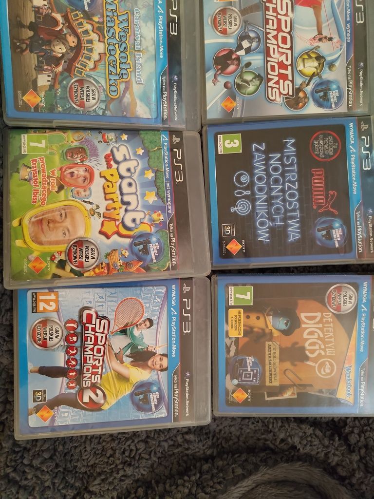 Ps3 zestaw gier na ps move